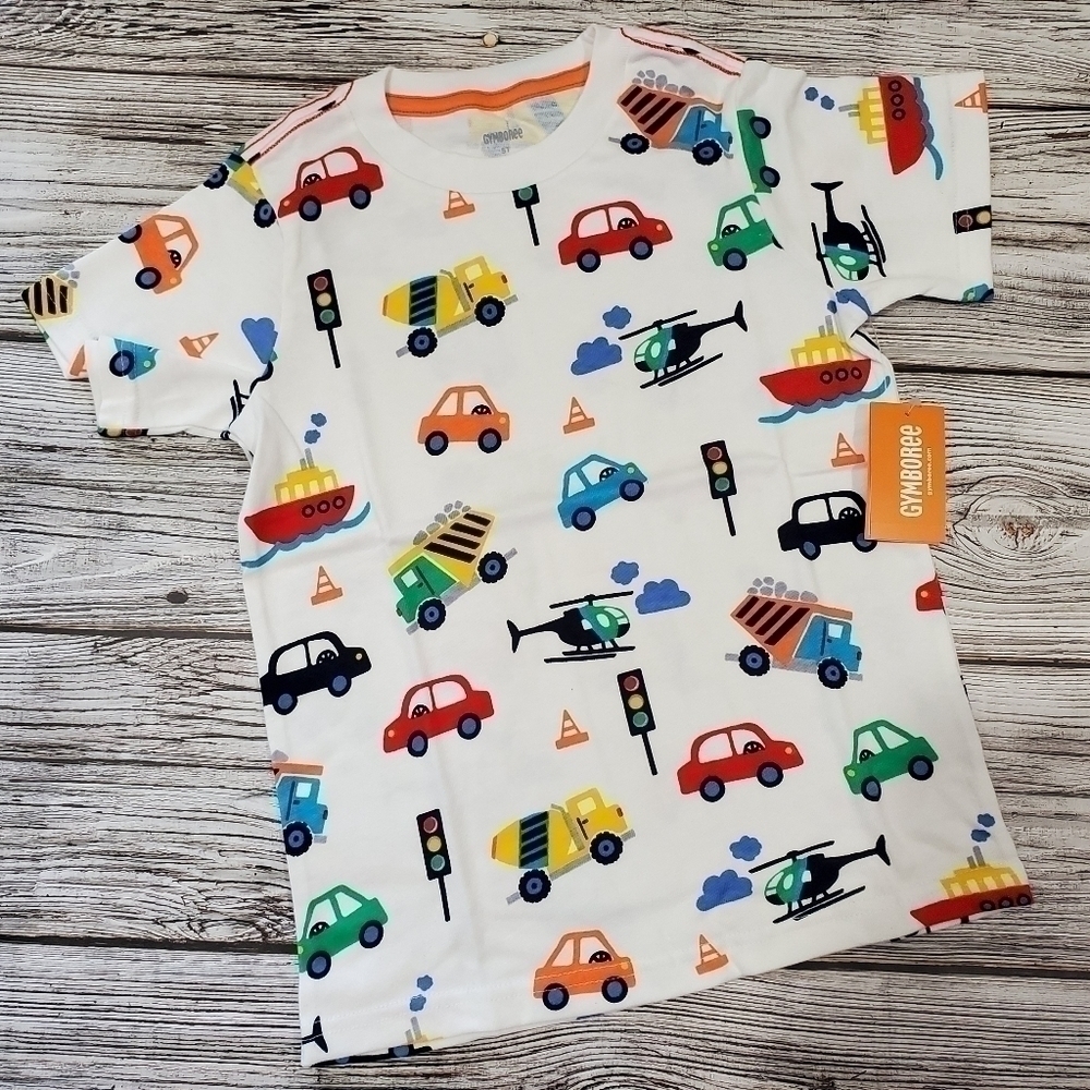 5T NWT Gymboree Travel Adventures Transportation Vehicles T-Shirt